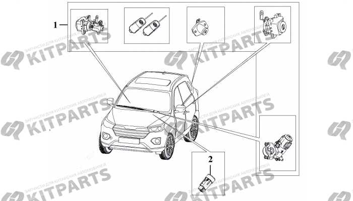 Замок зажигания, кнопка "START" Lifan X70