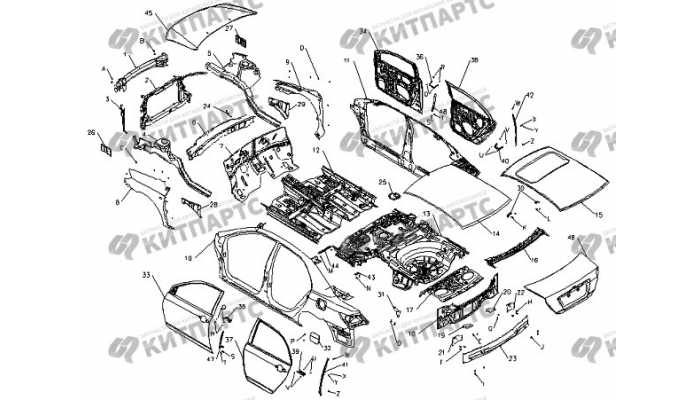 Кузов в сборе BYD F3 (F3R)