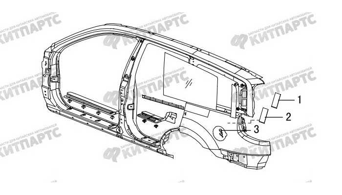 Буфер лючка бензобака Great Wall Hover H3