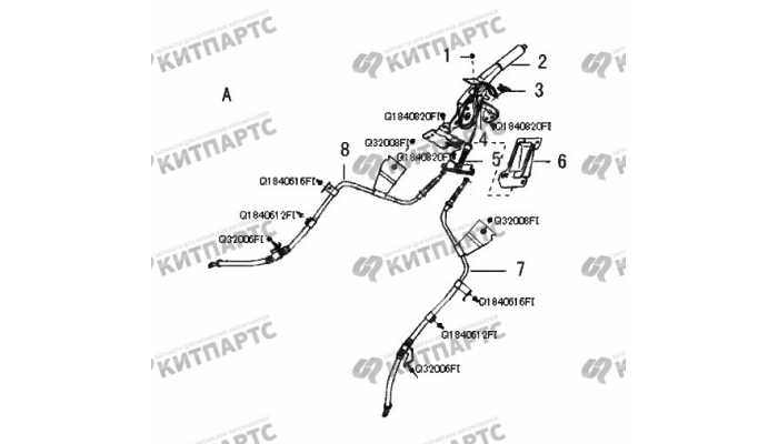 Рычаг стояночного тормоза Great Wall Wingle 3