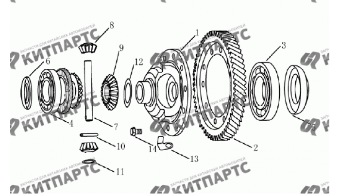 Дифференциал Geely Emgrand (EC7)