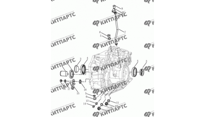 Корпус вариатора Geely Emgrand (EC7)